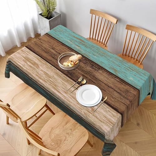 Worltoldb Farmhouse Country Tablecloths Polyester Table Cloth for Kitchen Dinning Table Washable Table Cover for Parties Wedding Picnic White9 - color: White9