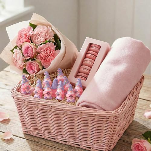 RoundFunny 50 Packs Mother's Gnome Mini Figurines Bulk Best Mom Ever Gnomes Figurines Mini Resin Mom Birthday Table Decor Gift for Mum Grandma Holiday DIY Home Decor Birthday Party Favors - style: Mother's Day Gnome