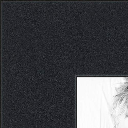 ArtToFrames Collage Photo Frame Double Mat with 9-2x3 Openings with Satin Black Frame and Cognac mat. - color: Cognac, size: 9 - 2x3