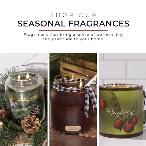 A Cheerful Giver — Bayberry - 22oz Mama Scented Candle Jar with Lid - Keepers of the Light - 125 Hours of Burn Time, Gift for Women, Green - size: 22 oz