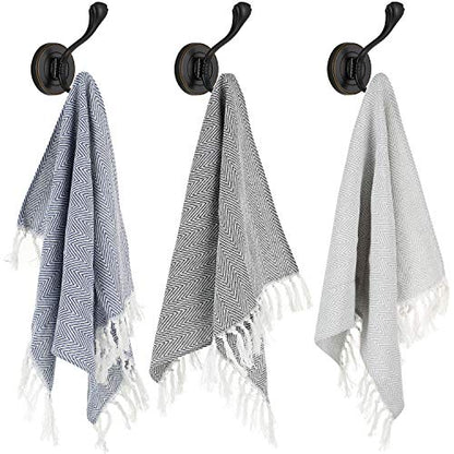 100% Cotton Hand Face Head Guest Gym Towel Set Washcloth Kitchen Tea Towel Dish Cloth Set of 4 Black - color: Black
