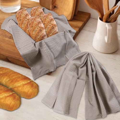 Urban Villa Kitchen Towels Cotton Dish Towels 20”x30” (Set of 6) Tan - color: 059 Tan, size: 18" x 28" (Set of 6)