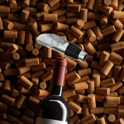 Cabilock Complete Wine Accessory Kit Bottle Opener Waiters Corkscrew Pourer Stopper Home Party Use