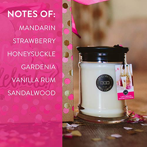 Bridgewater Candle 8oz Soy Wax Blend Fragranced Jar Candle-Let's Celebrate