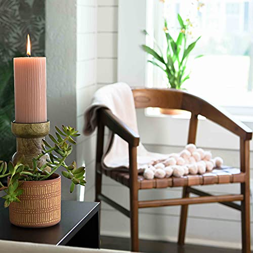 Main + Mesa Woven Cotton Pom Pom Throw - color: Blush