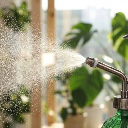 TOYANDONA Plant Mister Spray Bottle 6.29In Stylish Glass Water Sprayer for Indoor Plants Home Gardening One-Hand Operation