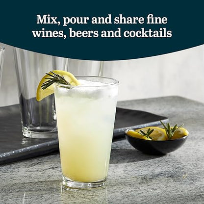 Libbey Bar Essentials Hi Ball Drinking Glasses, Clear Restaurant Quality Tall Drinking Glasses Set of 6, Modern Cocktail Glasses Set for Everyday Use - color: Tumbler Hi Ball 6