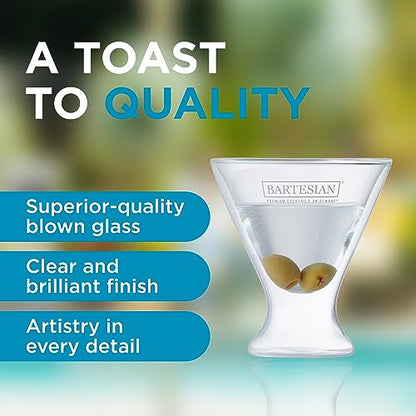 Stemless Martini Glassware - Set of 2 Set of 2 - style: Martini Glassware