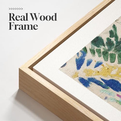 Framed Matisse Wall Art, 3 Piece Large Canvas Abstract Art Prints for Living Room, Henri Matisse Famous Landscape Painting Picture - Total Size 30x60 - color: Abstract Landscape, size: 20"W x 30" H x 3Pcs