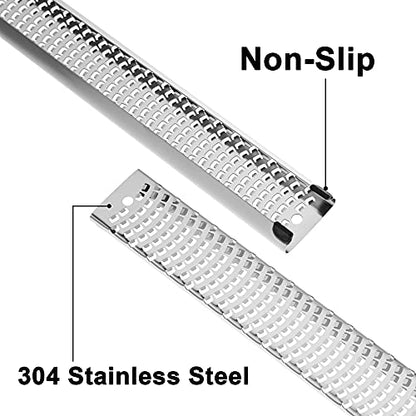 8-Inch Lemon Zester & Cheese Grater, 18/8 Stainless Steel, Green | Fine 18/8 Stainless Steel Blade for Citrus, Parmesan, Ginger and Garlic, Soft Non-slip Handle, Cover, Dishwasher Safe - color: Green