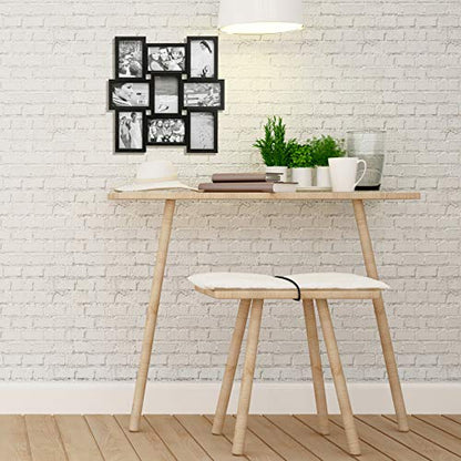 Malden 4x6 9-Opening Collage Picture Frame - Displays Nine 4x6 Pictures - Black