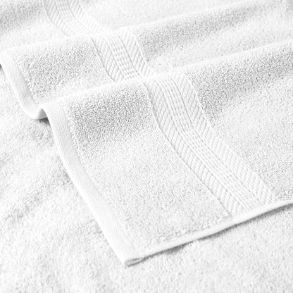 Modern Threads 6-Piece Rayon from Bamboo & Cotton Blend Towel Set - Ultra Soft & Absorbent, White - color: White