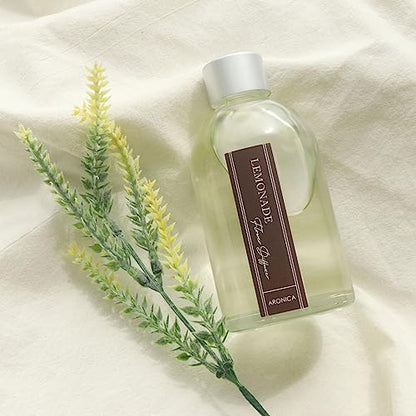 Lemon Scented Air Freshener, Reed Diffuser Scent for Apartment, Lemon Infussd Room Freshener, Citrus House Scent, New Apartment Essentials, House Warming Gifts New Home - color: Lemonade