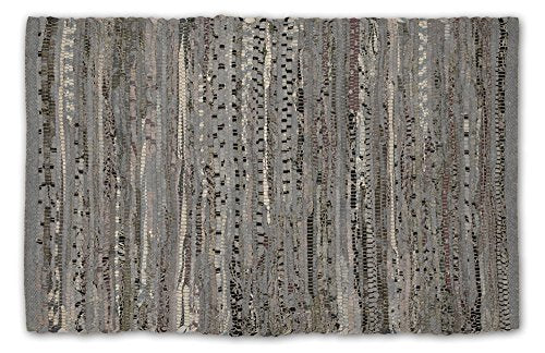 DII Chindi Home Collection Handwoven Multicolor Area Rag Run, 20x31.5, Gray - color: Grey, size: 1'8" x 2'8" (Rectangular)