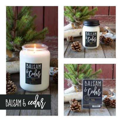 Milkhouse Balsam & Cedar Soy Wax Melts for Wax Warmer, 5.5 oz | Clean-Burning, Premium Fragrance Oil, Made in the USA - color: Balsam & Cedar