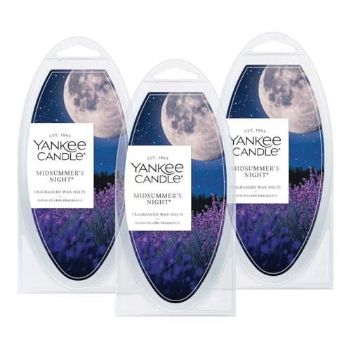 Yankee Candle Midsummer's Night Wax Melts, Pack of 18, Suitable for All Wax Warmers - color: MidSummer's Night