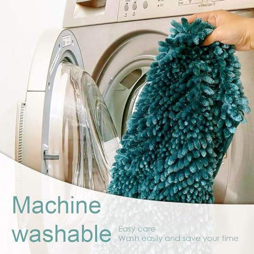 Bathroom Rug Bath Mat Dark Teal Set of 2 Piece Non Slip Super Absorbent Water Bath Rugs,Ultra Soft Super Cozy Velvet Chenille Bath Mats for Bathroom Floor,Tub,Shower,20x32+16x24 Inch - color: Dark Teal