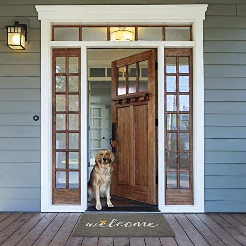 DII Natural Coir Doormat Outdoor Welcome Mat, 17x29, Bird - color: Bird