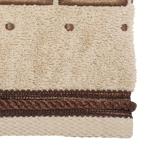 Avanti Linens - Hand Towel, Soft & Absorbent Cotton Towel (Premier Athena Collection, Linen) - color: Linen, size: Hand Towel