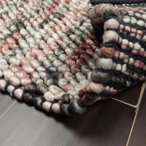 Soft Indoor Area Rug 2'x3' – 100% Polyester Non-Slip Small Accent Rug for Bedroom, Living Room, Entryway, Bathroom – Machine Washable Modern Carpet Floor Mat (1, #10) - color: #10