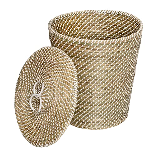 Honey Can Do Set of 3 Nesting Seagrass Snake Charmer's Baskets, Natural STO-08750 Natural
