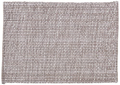 Sweet Home Collection 100% Cotton Placemats for Dining Room Rectangle Two Tone Woven Fabric 13" x 19" Soft Durable Table Mat Set, Set of 6, Gray - color: Gray, size: Rectangle 13" x 19"
