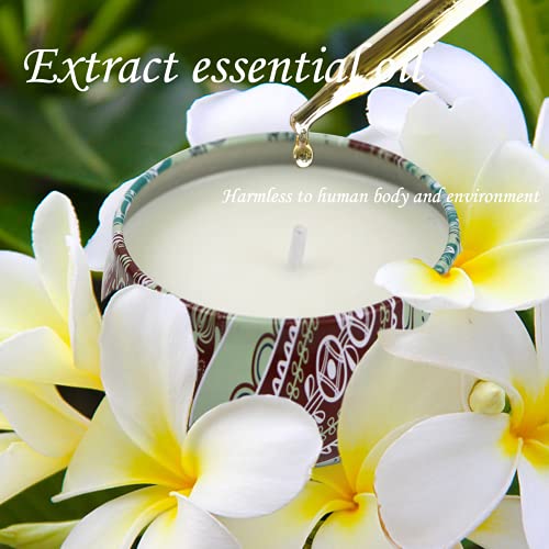 Candles Gifts for Women, 2 Pack 2.5 oz Fresh Gardenia and Jasmine Scented Candles Set for Relaxing Aromatherapy, Up to 24 Hours Burning Time, Natural Soy Candles Gifts for Christmas - color: Gardenia + Jasmine