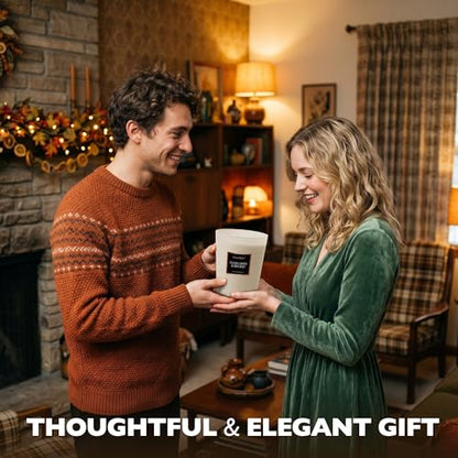 HomeLights Scented Candles - Large Jar Aromatherapy, Natural Soy Wax, 130 Hour Long Burning, Clean Linen & Sea Salt - color: Clean Linen & Sea Salt