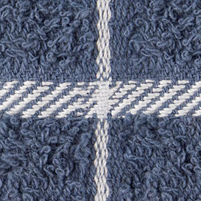 Ritz Premium 100% Cotton Terry Check Kitchen Dish Towels - Highly Absorbent, Super Soft, Long-Lasting, 25"x15", 3-Pack, Federal Blue - color: Federal Blue, size: 3-Pack - Kitchen Towel