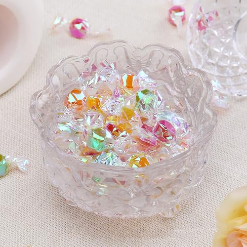 Colorful Crystal Glass Candy Snack Barrel Storage Jar Embossed Luxury Cookie Buffet Canister With Lids Jewelry Box Jar Biscuit Containers - color: Butterfly-Clear