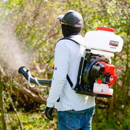 Tomahawk Power 3HP Backpack Mosquito Fogger Leaf Blower 3.7 Gallon Tank Garden Sprayer (Turbo Fogger + ULV Nozzle) - size: Turbo Fogger (With ULV Nozzle)