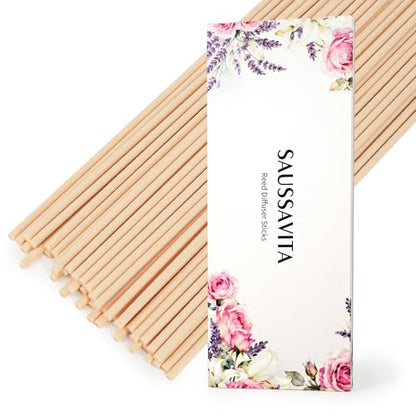 11 inch Diffuser Sticks 100 Pack, Diffuser Reeds Sticks Refill for Home and Bathroom, Diffuser Reeds Sticks for Scented Diffuser Nude - color: Nude