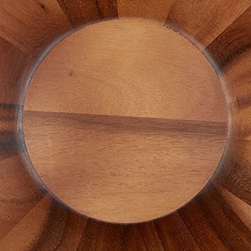 Lipper International Acacia Round Flair Bowl - size: Large