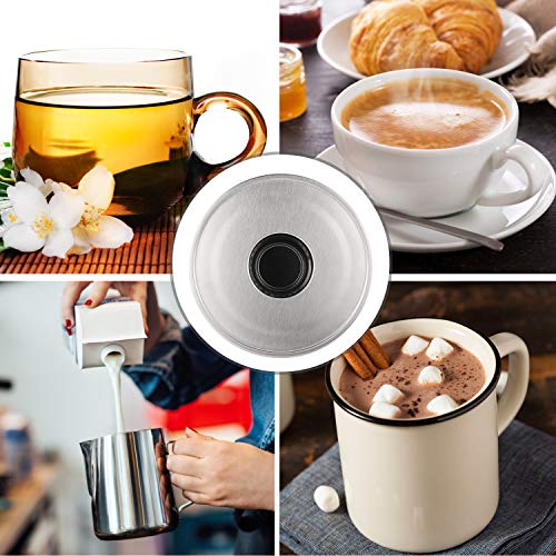 Teapot Warmer, Brushed Stainless Steel Tea Warmer with Tealight Holder, Silver - size: 5.9 in-Silver