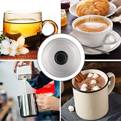 Teapot Warmer, Brushed Stainless Steel Tea Warmer with Tealight Holder, Silver - size: 5.9 in-Silver