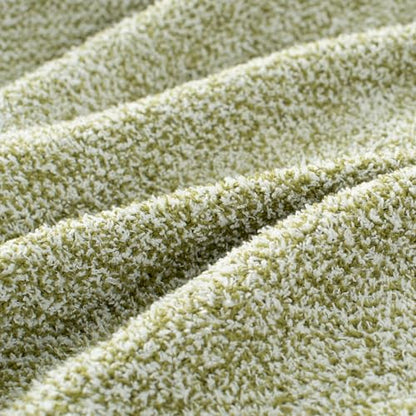 Carriediosa Heather Throw Blanket 50" X 60", 400GSM Ultra Soft Microfiber Fuzzy Fluffy Reversible Knitted Blankets Cozy Plush Lightweight and Warm Fall Throws for Couch, Bed, Sofa, Olive Green | Olive Green, Fuzzy Fluffy Cozy Plush Knit Knitted Throws, Li