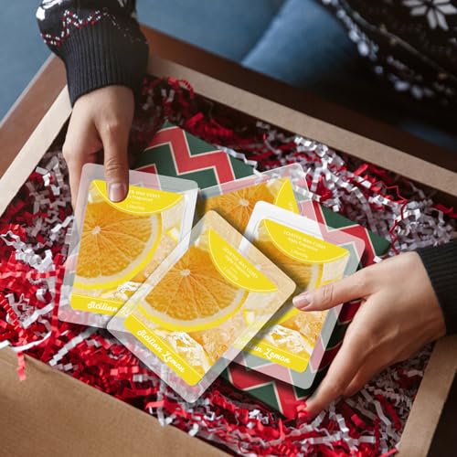 SCENTORINI Wax Melts, Sicilian Lemon Scent, Summer Scented Wax Cubes | Natural Soy Wax Melts for Candle Making, Wax Warmer, Home Fragrance Decoration, 4-Pack - size: Sicilian Lemon - 4 Pack