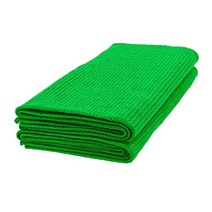 Microfiber Lettuce Wrap Towels, Ultra Absorbent Waffle Weave Vegetable Drying Cloths, Reusable Kitchen Towels for Greens, Herbs, Produce, Space-Saving Alternative,12" x 42", Green, 2-Pack