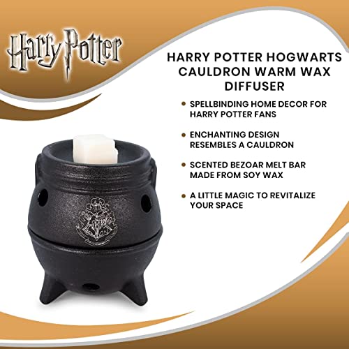 Harry Potter Hogwarts Cauldron Scented Warm Wax Diffuser with Unique Aromatic Fragrance | Home Decor Housewarming Essentials | Wizarding World Gifts and Collectibles