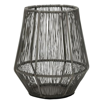 SBDS Candle Holder Tabletop Lantern Indoor Outdoor, 7", Metal Wire - size: 7"