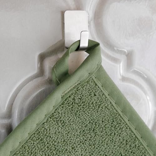 RITZ Terry Potholder & Hot Pad: Unparalleled Heat Resistant, Durable 100% Cotton – Ergonomically Designed for Optimal Grip – Easy-Care Machine Washable – 2-Pack, Juniper - color: Juniper, size: 2-Pack