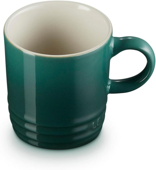 Le Creuset Petite Stoneware Espresso Mug, 3.4 oz., Artichaut (Pack of 6) - color: Artichaut, size: 3.4 Ounces (Pack of 6)