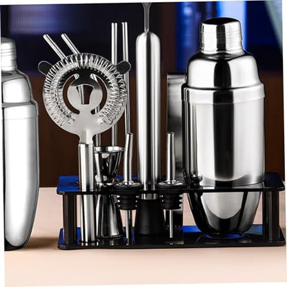 Professional Cocktail Shaker Stand, 8.7x4.1x2.4 Space-Saving Bar Tool Stand for Bartender Kit, Home, Party, Hotel & Restaurant Use