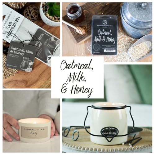 Milkhouse Oatmeal, Milk, & Honey Soy Wax Melts for Wax Warmer, 5.5 oz | Clean-Burning, Premium Fragrance Oil, Made in the USA - color: Oatmeal, Milk & Honey