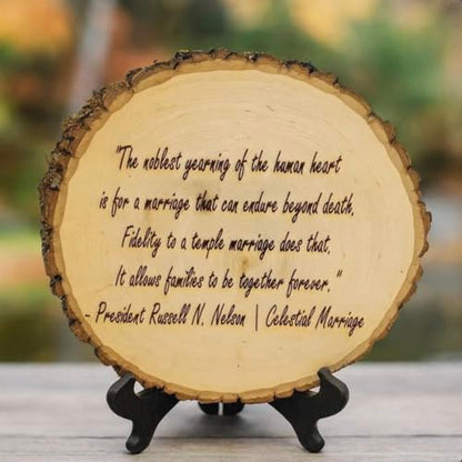 Custom Photo Frame Personalized Photo Prints on Rustic Live Edge Wood | Reclaimed basswood with real bark, optional engraved back message, wall hardware or easel, rustic farmhouse decor