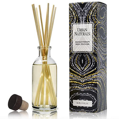 Reed Diffuser Set, Christmas Night - Bathroom Shelf Décor | Cinnamon spice, Almond, Clove, Cedarwood, Fresh Balsam and Fir needle, Made in the USA - color: Christmas Night