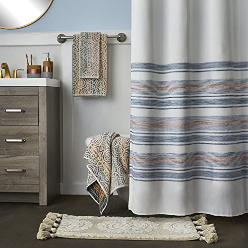 SKL Home Rhapsody 100% Cotton Premium Bath Towel, 550 GSM, Reversible, Soft & Absorbent, Spice - color: Rhapsody, Spice, style: Bath Towel