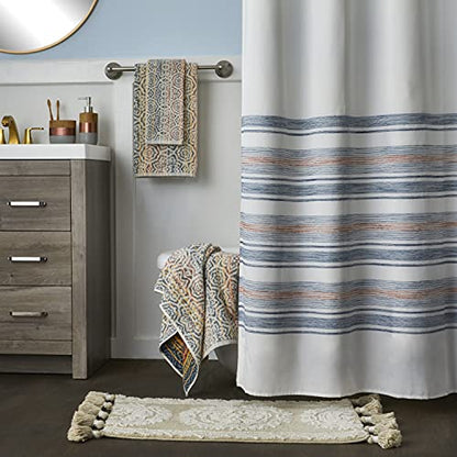 SKL Home Rhapsody 100% Cotton Premium Bath Towel, 550 GSM, Reversible, Soft & Absorbent, Spice - color: Rhapsody, Spice, style: Bath Towel
