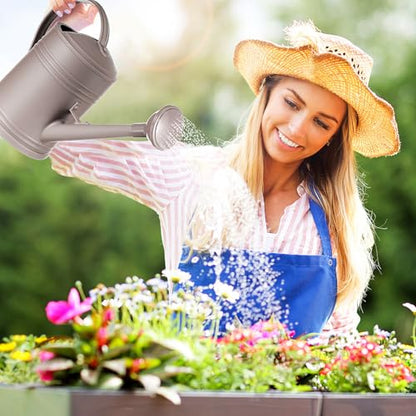 DOITOOL Multi-Purpose Indoor Watering Can with Long Spout Garden Tool for Delicate Flower Watering and Houseplants Ergonomic Handle for Easy Use