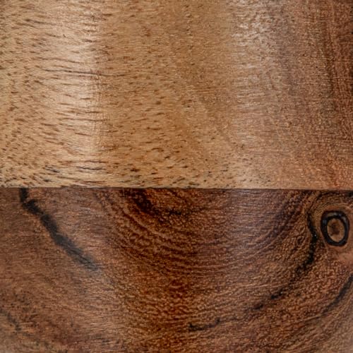 Bloomingville Marble Serving Board with Mango Wood Bowl, White and Natural